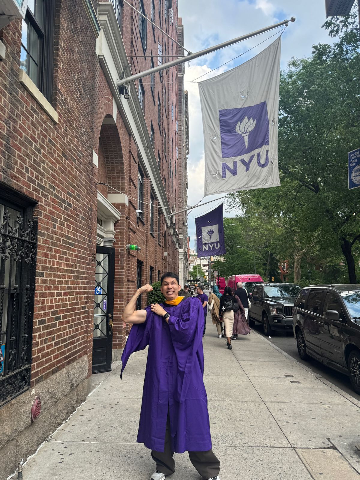 Ismail Rashad at NYU Tandon commencement